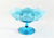 Davidson Blue Pearline Glass Bowl , "Victoria & Albert", Victorian Glass