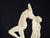 Art Deco Style Frosted Resin Figurine, W. Anina, Stunning