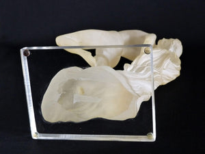 Art Deco Style Frosted Resin Figurine, W. Anina, Stunning