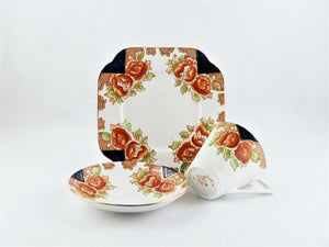 Royal Vale Cup, Saucer and Plate, English China, 1928 -1937