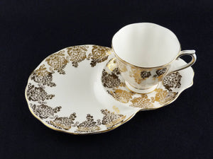 Royal Albert Tennis Set, White and Gold, Very Attractive