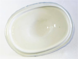 Wedgwood "Clytie" Casserole Dish, Flow Blue, Early 20th C, Attractive Pattern