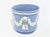 Wedgwood Jasperware Planter, Blue Jardiniere, Small Plant Pot