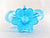 Victorian Blue Glass Bowl, Davidson Pearline Glass, "Lady Caroline"