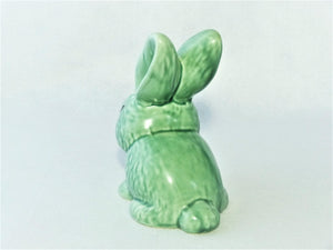 Charming SylvaC Bunny, No 1026, Green Snub Nose Rabbit