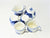 Antique Ridgways Children's Blue and White Tea Set, "Humphrey's Clock"