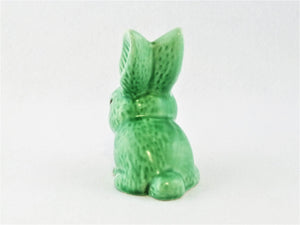 Cute SylvaC Bunny Rabbit, No 1067, Green Snub Nose