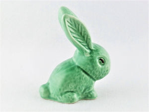 Cute SylvaC Bunny Rabbit, No 1067, Green Snub Nose