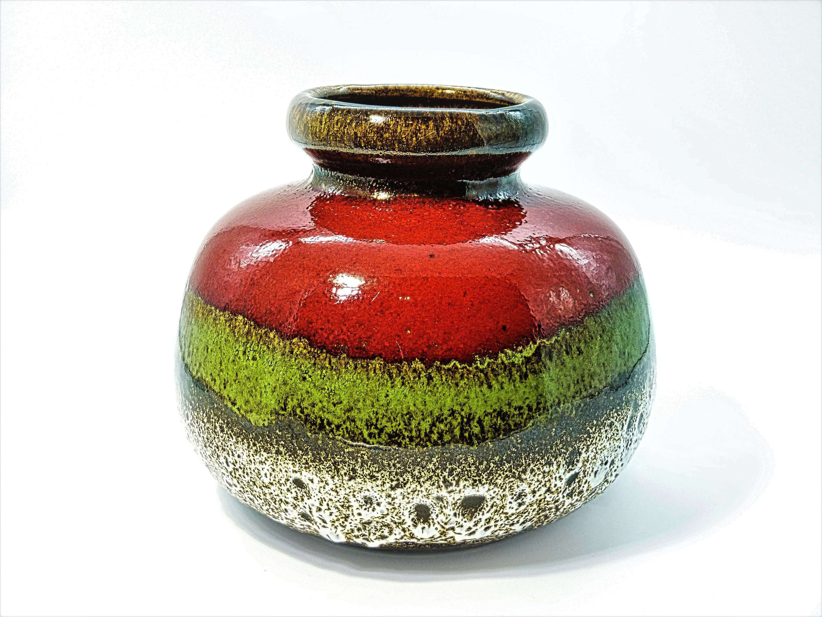 Scheurich West German Pottery Vase,  284-15, Mid Century Pottery