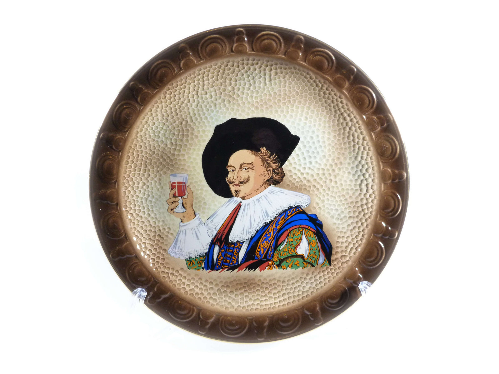 Sylvac "Cavalier" Wall Plate, Decorative Home Bar Decor