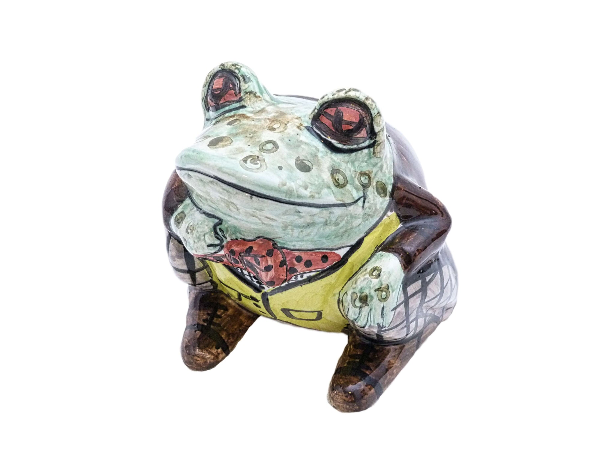 Mr Toad Figurine, Toady, The Wind In The Willows, David Sharp Figurine, Hand Painted