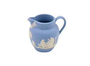 Miniature Wedgwood Jasperware Blue Jug, 1960's