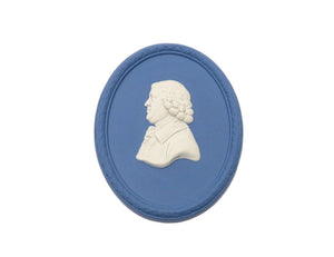 Wedgwood Royal Blue Medallion featuring Josiah Wedgwood