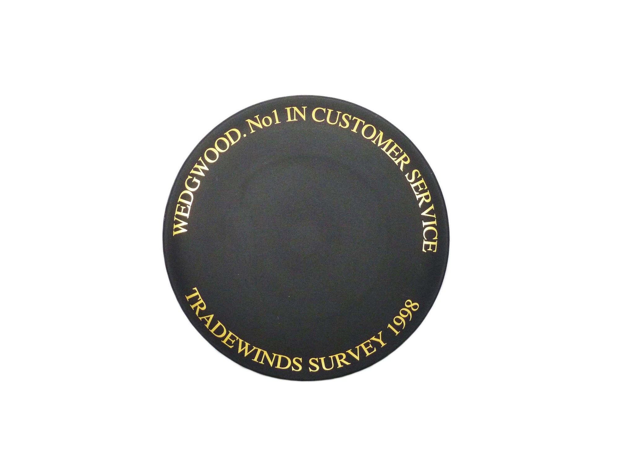 Wedgwood Black Jasperware Award Plate