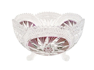 West German Crystal Bowl, Home Decor, Wonderful Glittering Bowl