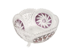 West German Crystal Bowl, Home Decor, Wonderful Glittering Bowl