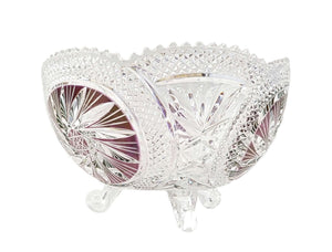 West German Crystal Bowl, Home Decor, Wonderful Glittering Bowl