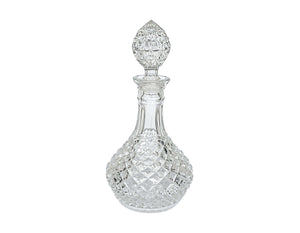 Vintage Bohemian Crystal Decanter, Very Chic