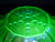 Art Deco Green Uranium Glass Large Bowl, Czech ? 1930's