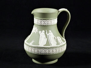 Wedgwood Jasperware Green Small Jug