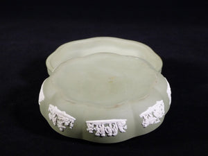 Wedgwood Jasperware Green Trinket Box