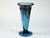 Davidson Blue Cloud Glass Art Deco Vase, Elegant Slim Vase, Patt. No 51