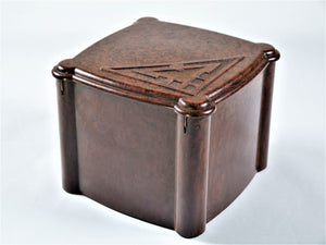 Bakelite Trinket Box, Vintage Ornamental Storage Container, Jewellery Box