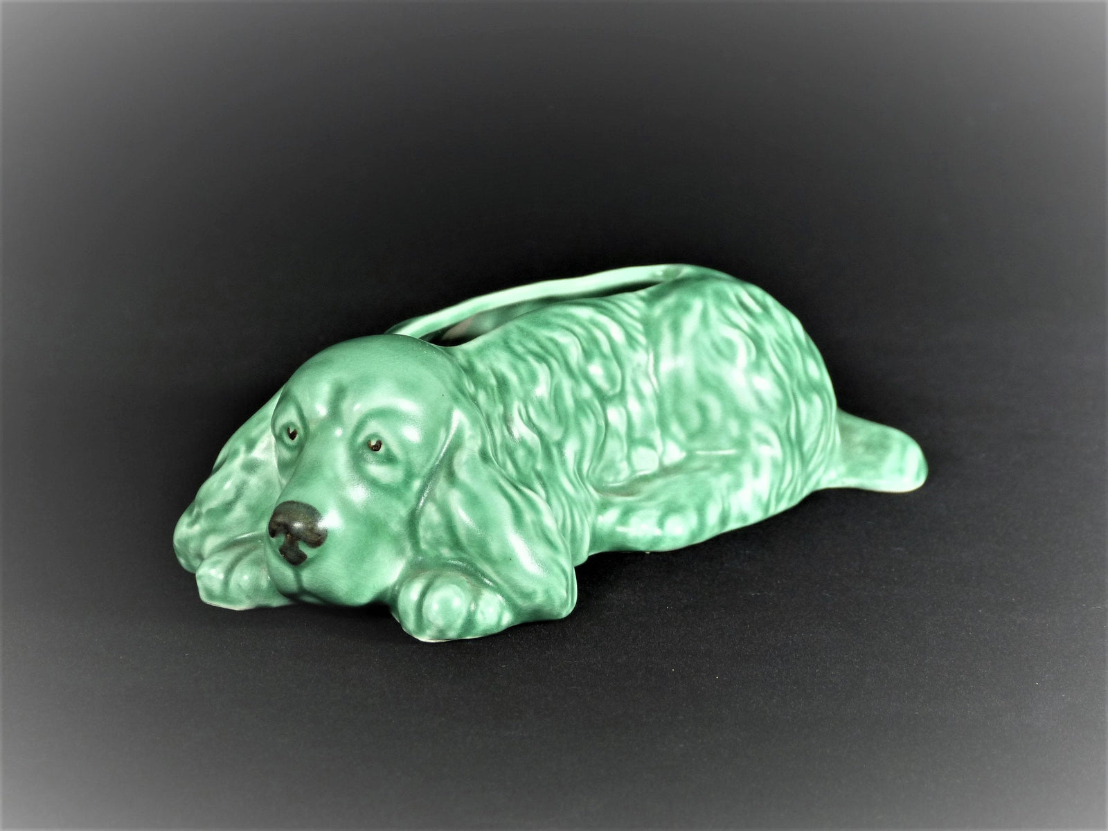 SylvaC Spaniel Dog, Number 2025, Vintage Posy Vase, 1950's