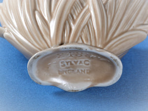 Sylvac Decorative Beige Vase, No 2488, Hyacinth Design
